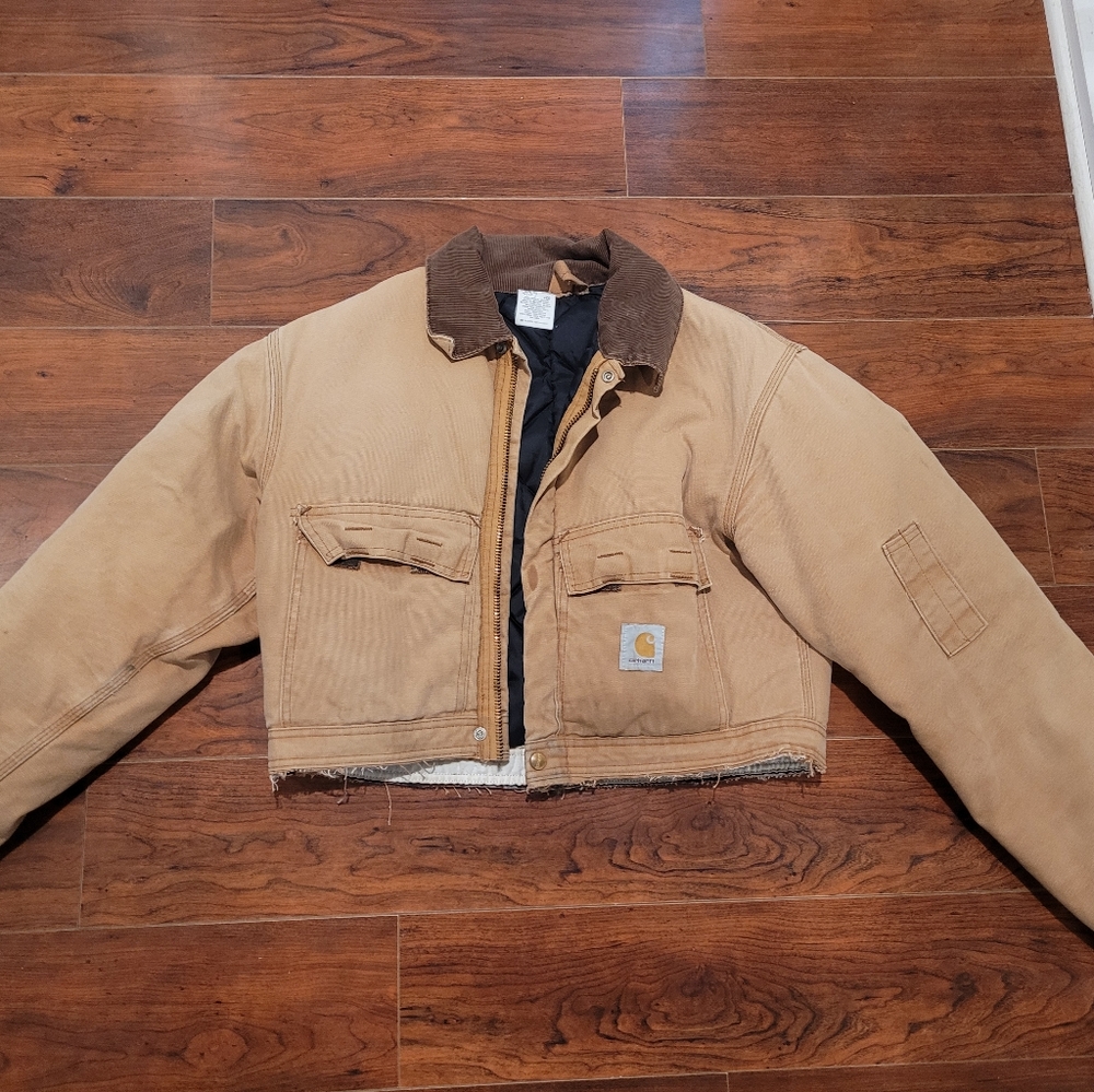 Men's coveralls cropped jacket